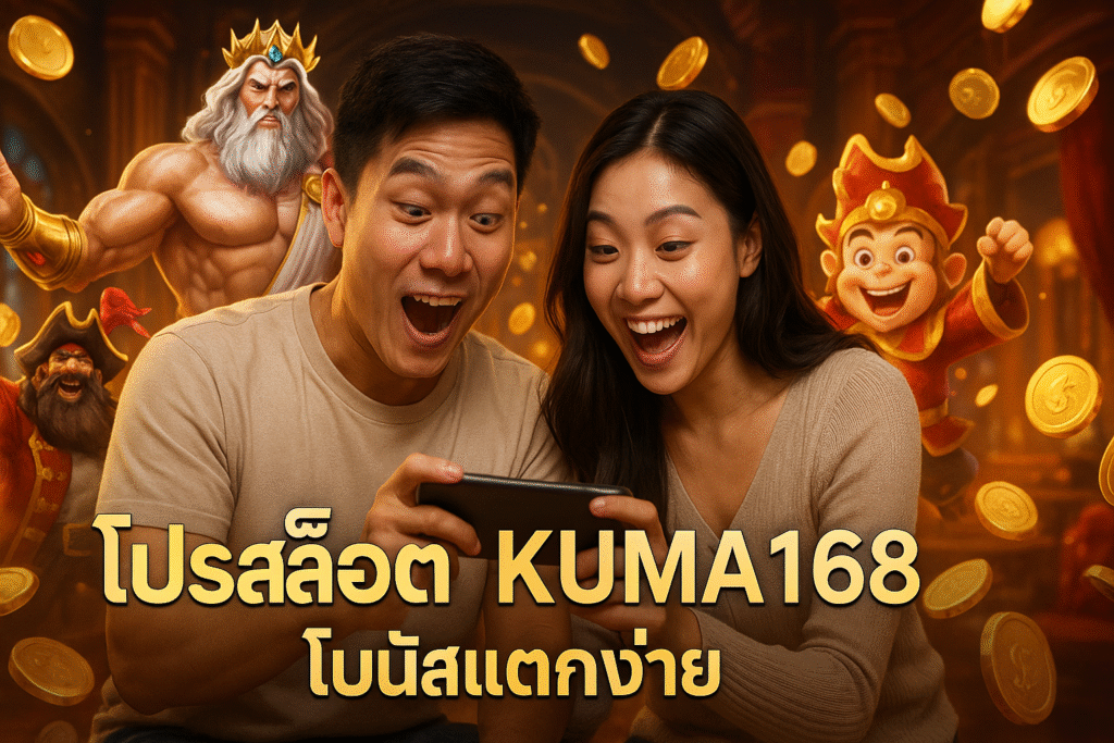 โปรสล็อต KUMA168 โบนัสแตกง่าย