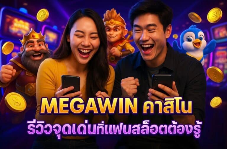 MEGAWIN คาสิโน รีวิวจุดเด่นที่แฟนสล็อตต้องรู้